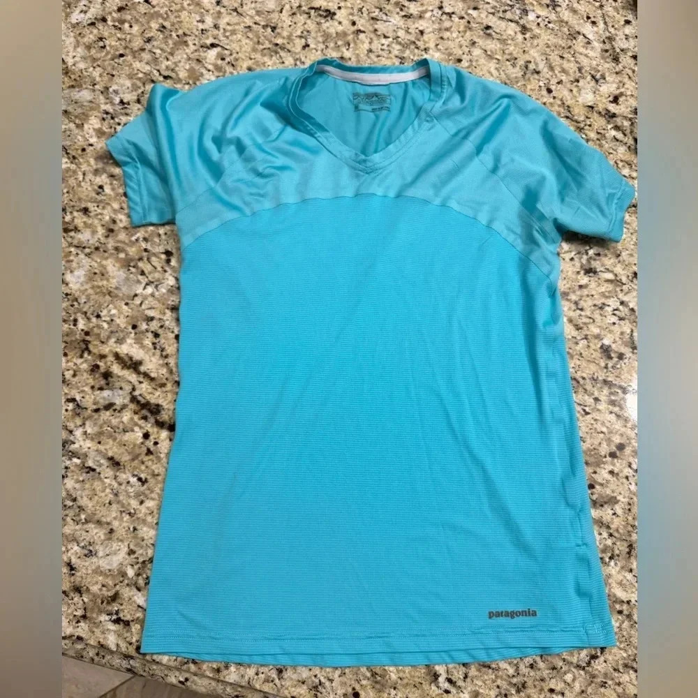 Women's Patagonia Shirt Blue Size Medium